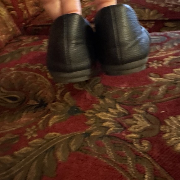 Black  Criss Cross Strap Ballet Flat Forever Link Comfort Shoes Girls Sz 3 - Picture 3 of 6